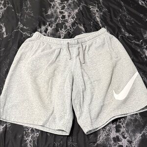 Nike Light Gray Sports Shorts